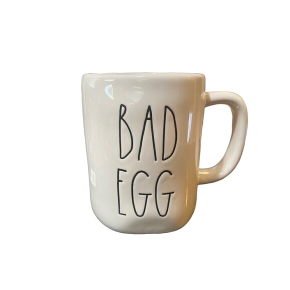 RAE Dunn Bad Egg Good Egg Mug Pair - Picture 1 of 5